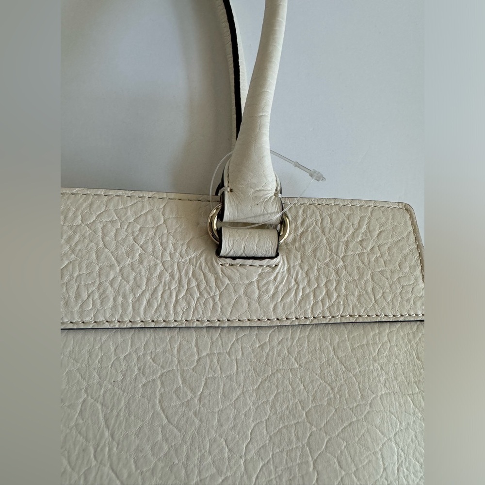 New Kate Spade White Lynne Perri Lane Leather Tote Bag - Picture 11 of 12